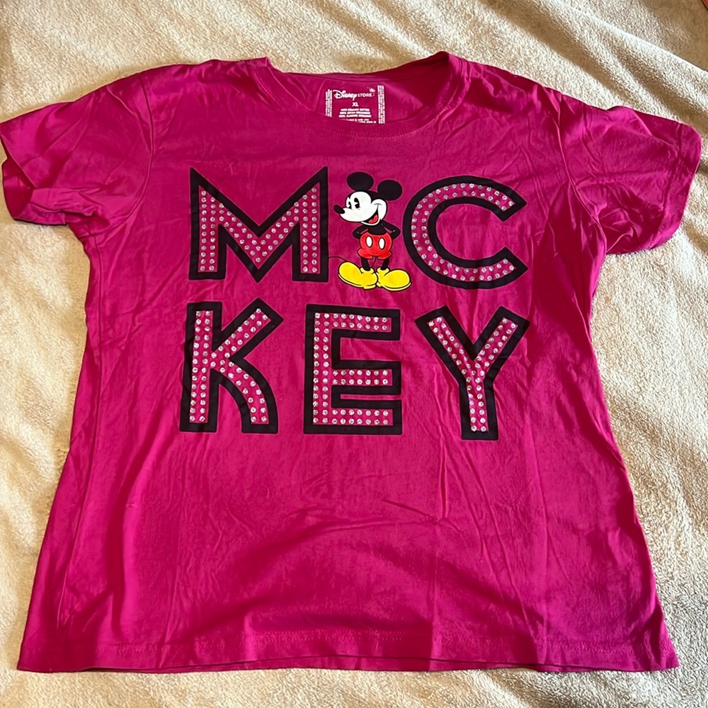 Pink Disney Mickey Mouse T-Shirt